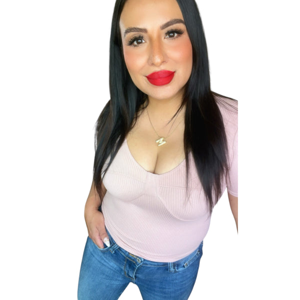 Malory Top-Pink