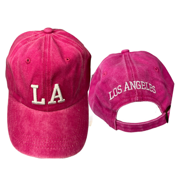 Los Angeles Hat-Hot Pink