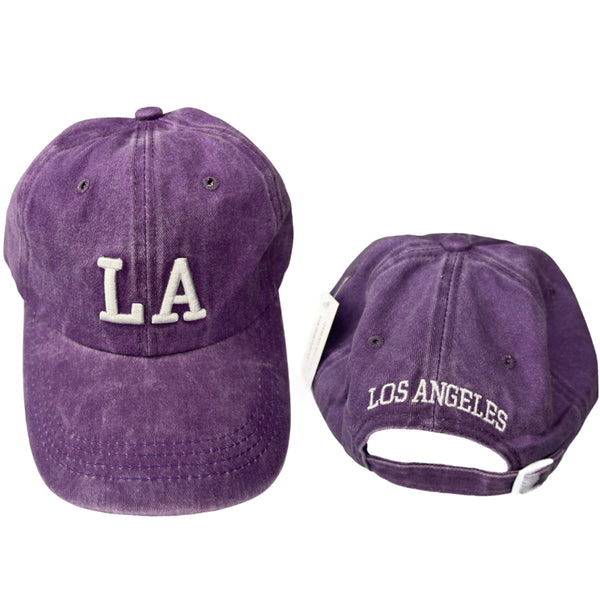 Los Angeles Hat-Purple